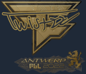 Sticker | Twistzz (Gold) | Antwerp 2022