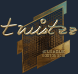 Sticker | Twistzz (Gold) | Boston 2018