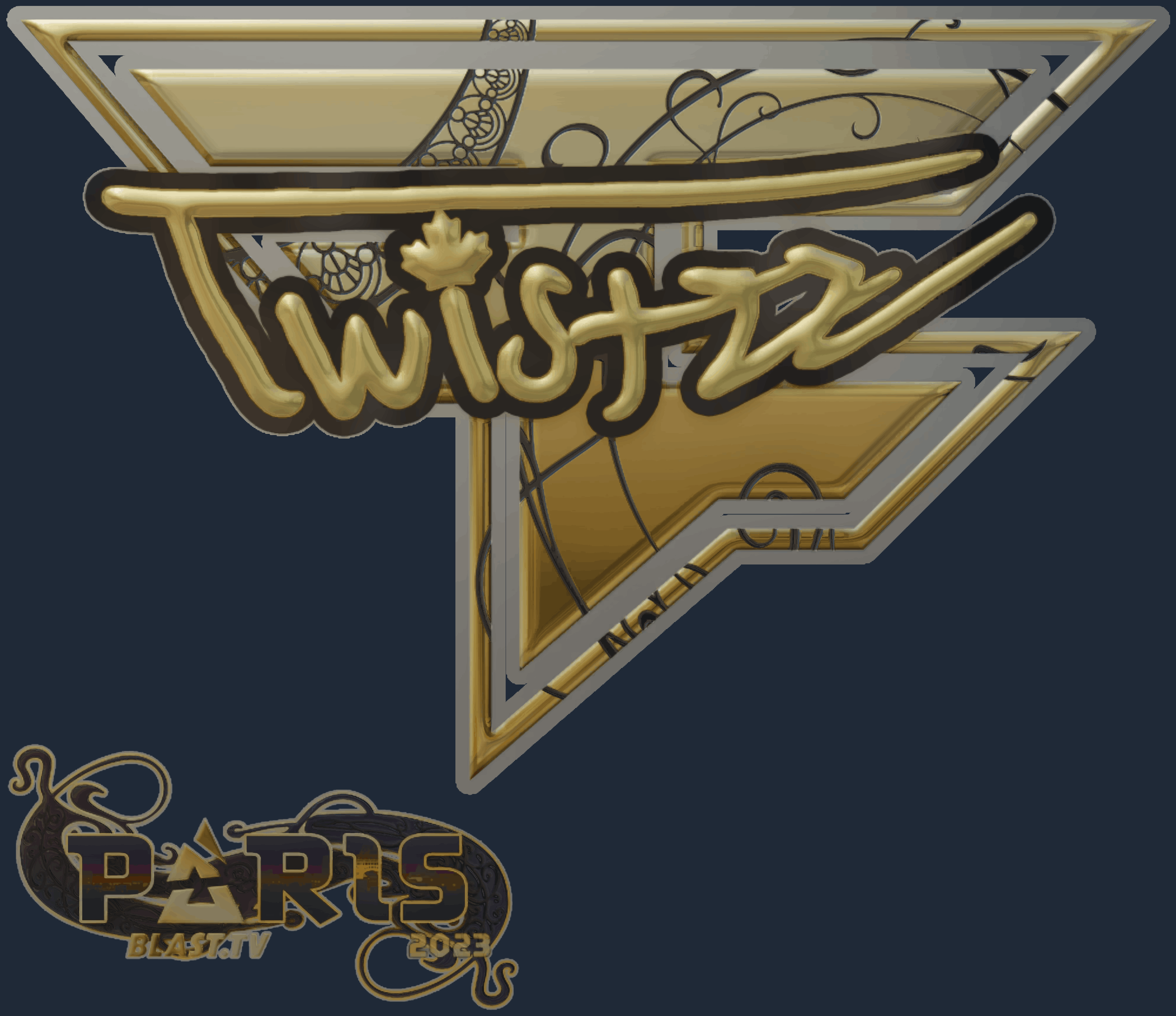 Sticker | Twistzz (Gold) | Paris 2023
