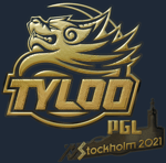 Sticker | Tyloo (Gold) | Stockholm 2021