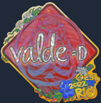 Sticker | v4lde (Glitter) | Rio 2022