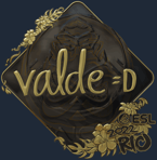 Sticker | v4lde (Gold) | Rio 2022