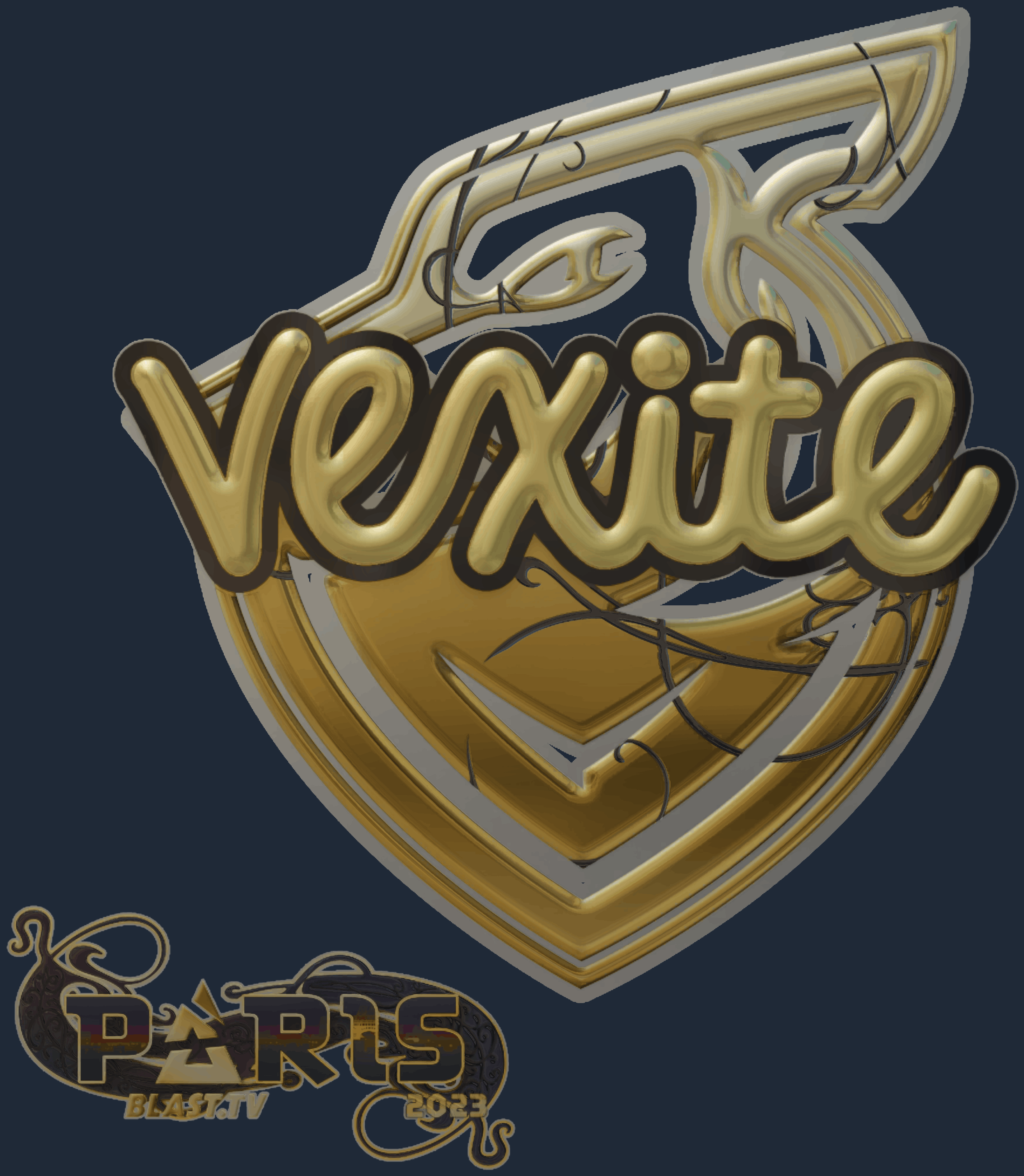 Sticker | vexite (Gold) | Paris 2023