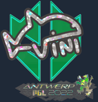 Sticker | VINI (Glitter) | Antwerp 2022