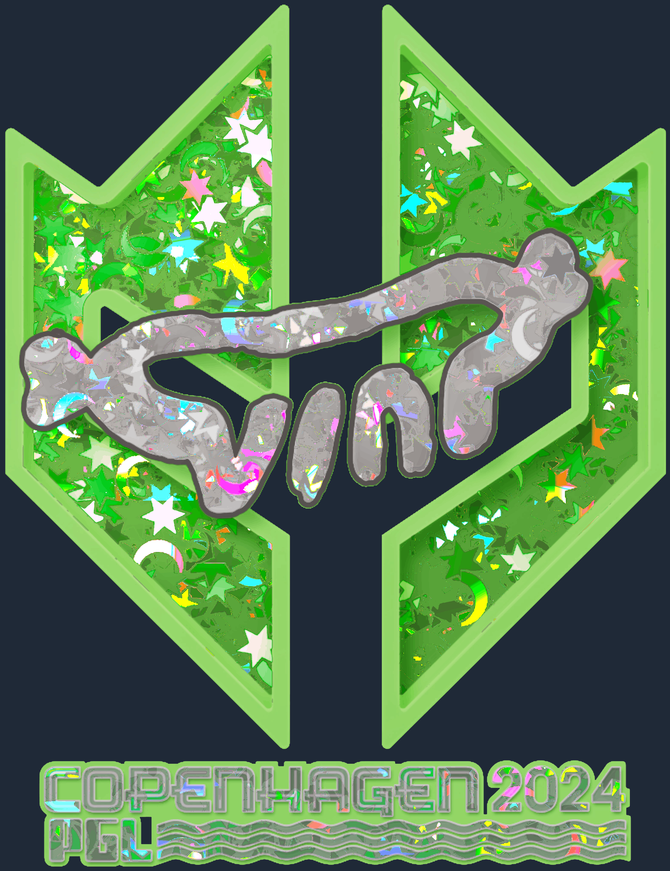 Sticker | VINI (Glitter) | Copenhagen 2024