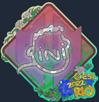 Sticker | VINI (Glitter) | Rio 2022