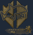 Sticker | VINI (Gold) | Antwerp 2022 image