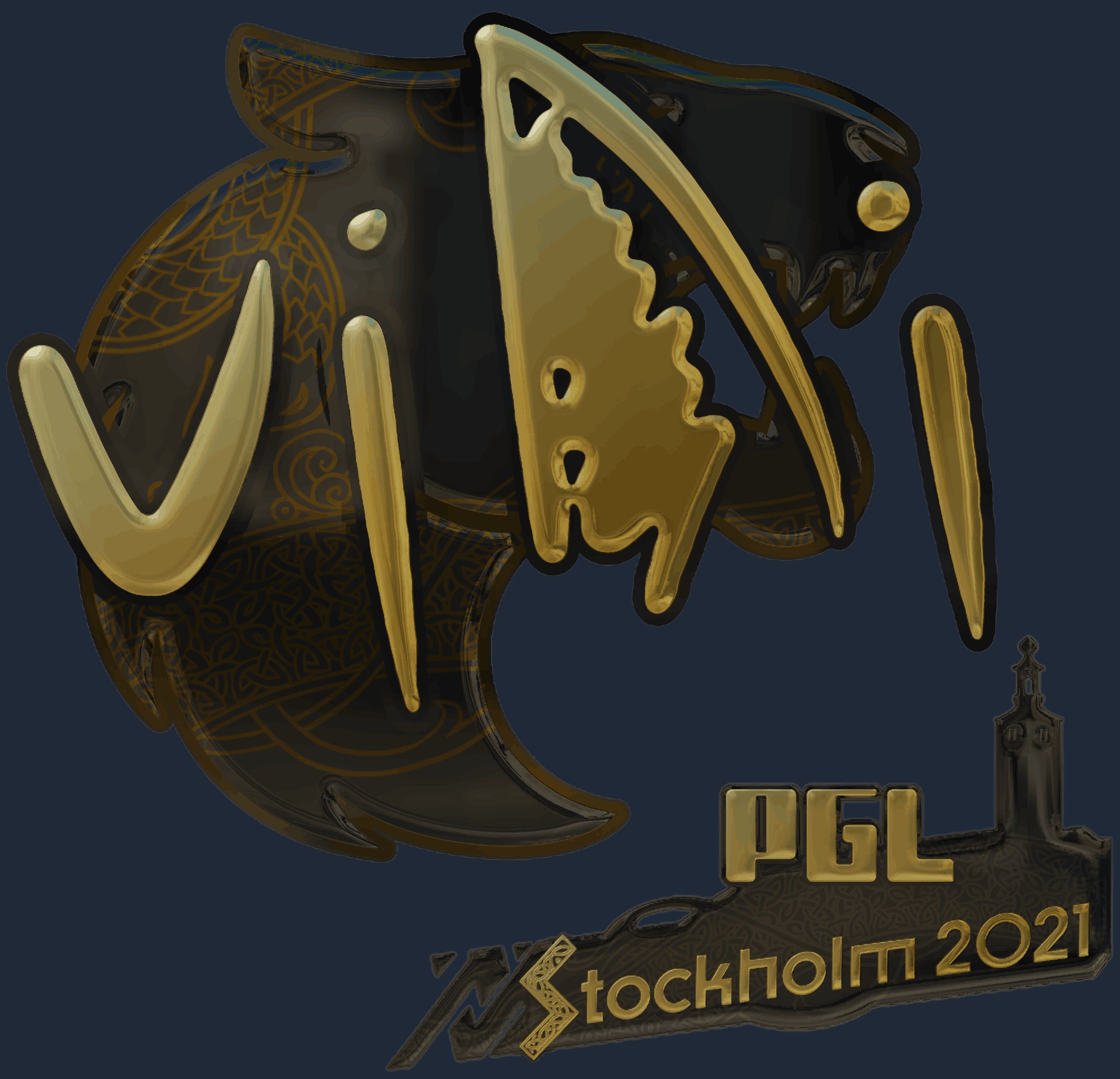 Sticker | VINI (Gold) | Stockholm 2021