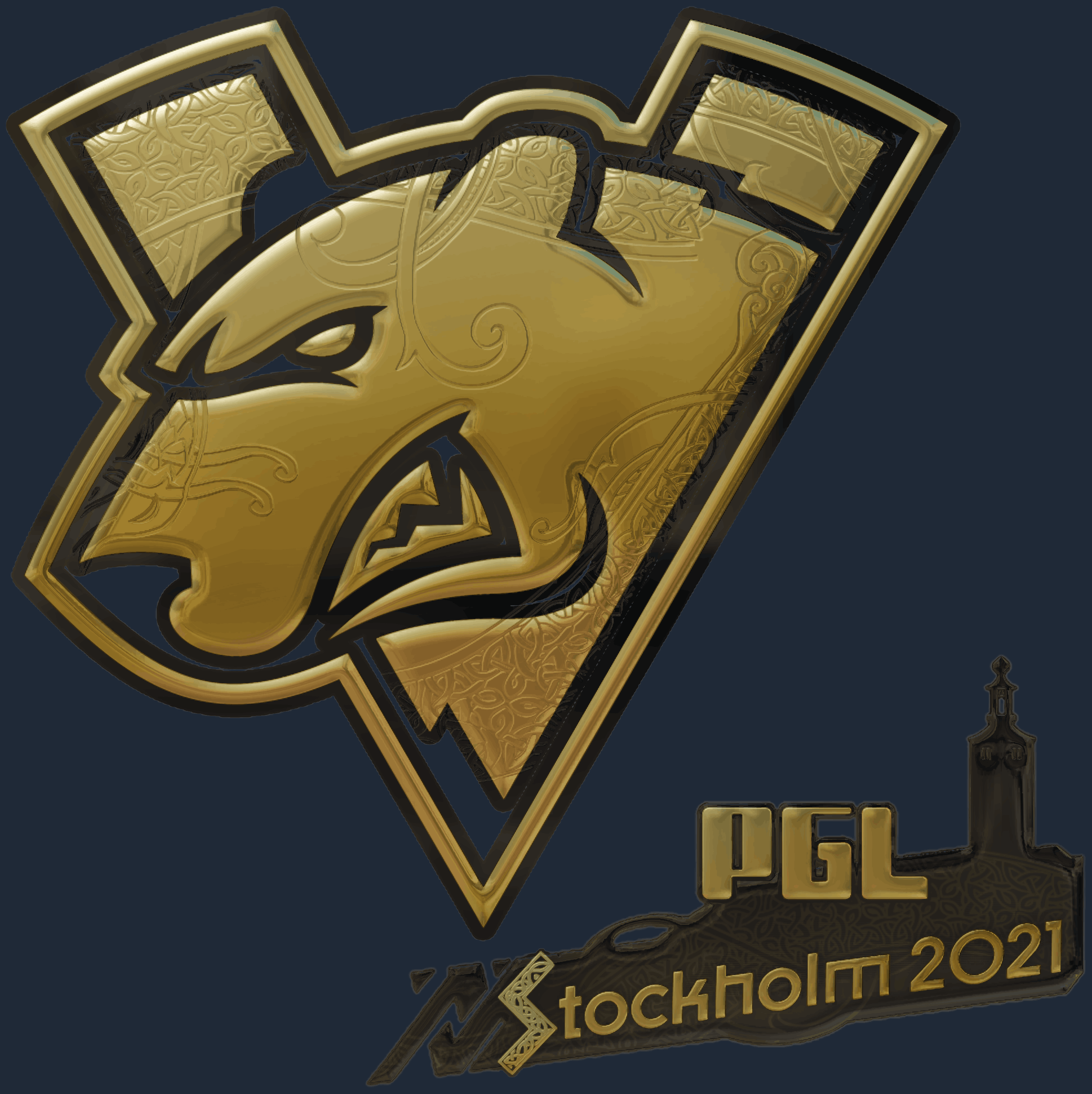 Sticker | Virtus.Pro (Gold) | Stockholm 2021