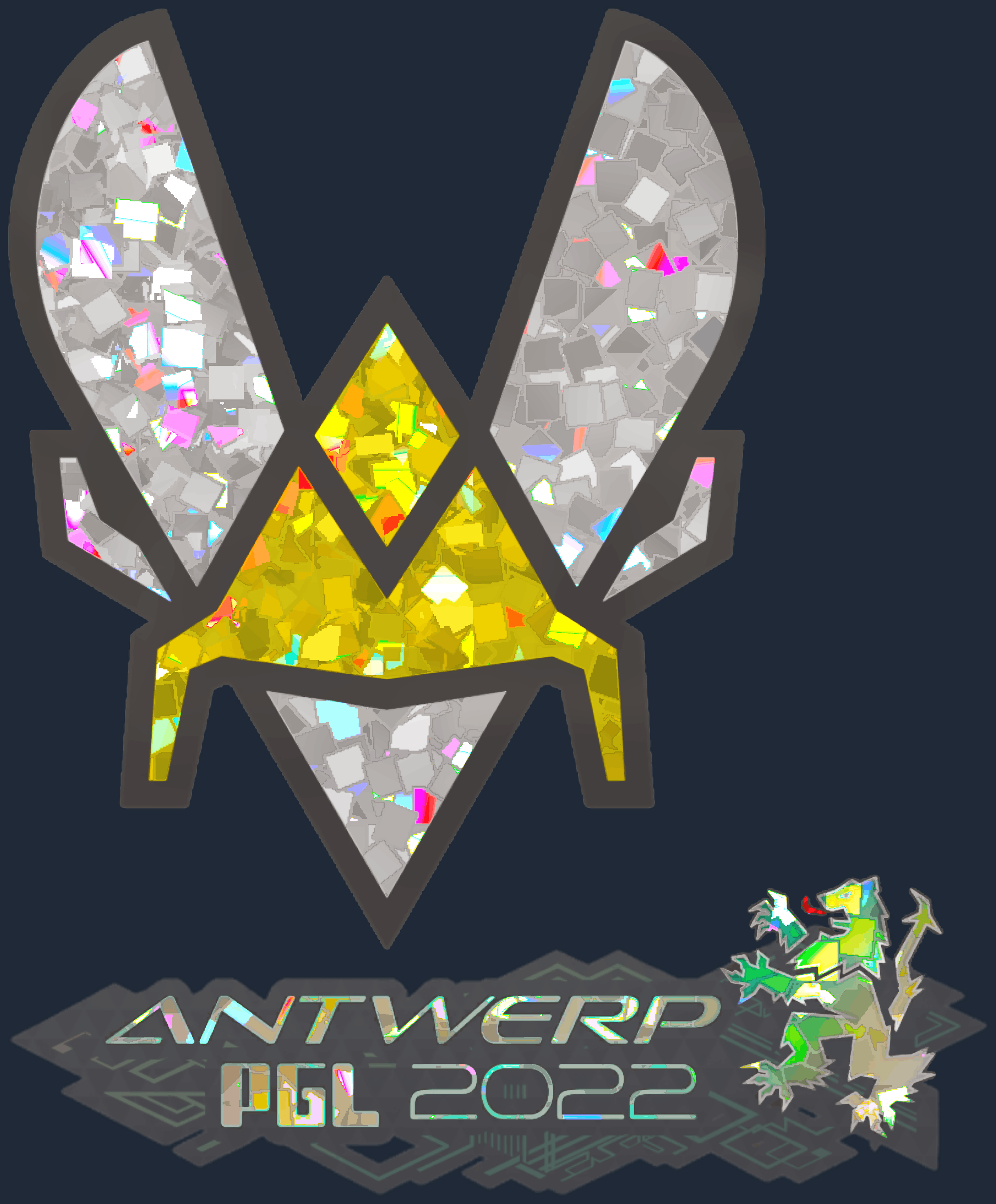 Sticker | Vitality (Glitter) | Antwerp 2022