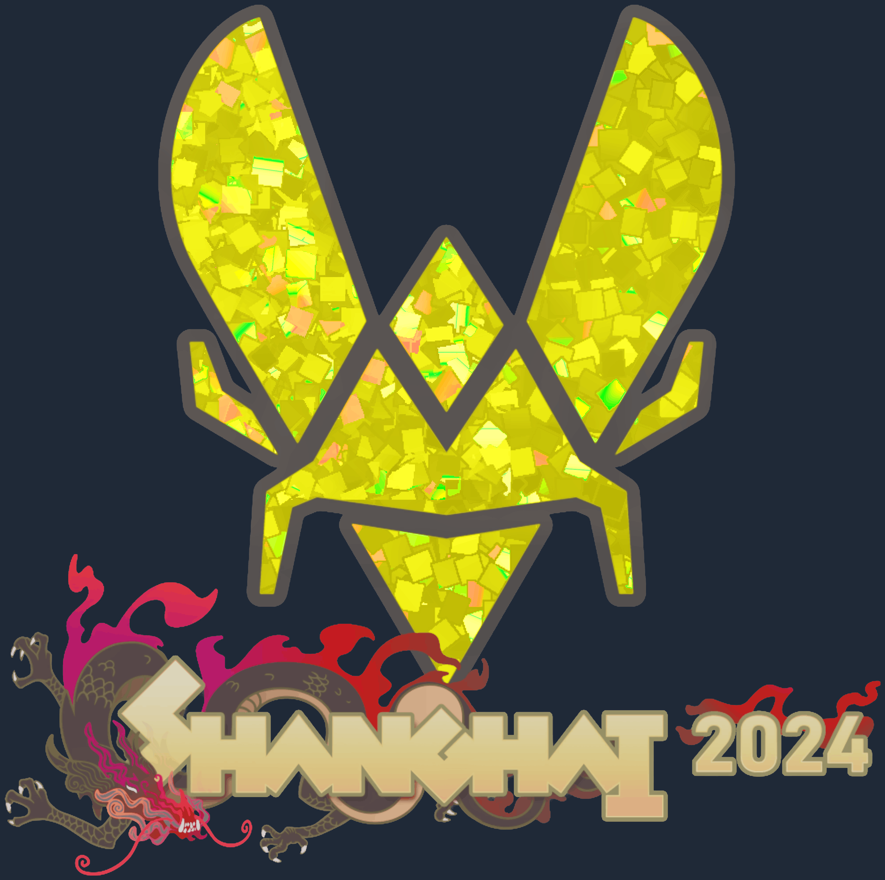 Sticker | Vitality (Glitter) | Shanghai 2024