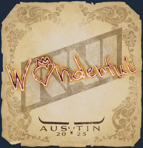 Sticker | w0nderful | Austin 2025