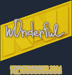 Sticker | w0nderful | Copenhagen 2024
