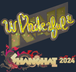 Sticker | w0nderful (Glitter) | Shanghai 2024