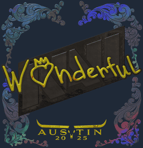 Sticker | w0nderful (Holo) | Austin 2025