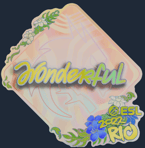 Sticker | w0nderful (Holo) | Rio 2022
