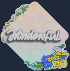 Sticker | w0nderful | Rio 2022