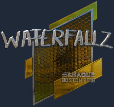 Sticker | waterfaLLZ (Foil) | Boston 2018