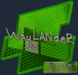 Sticker | wayLander (Foil) | Atlanta 2017