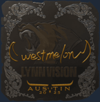 Sticker | westmelon (Foil) | Austin 2025