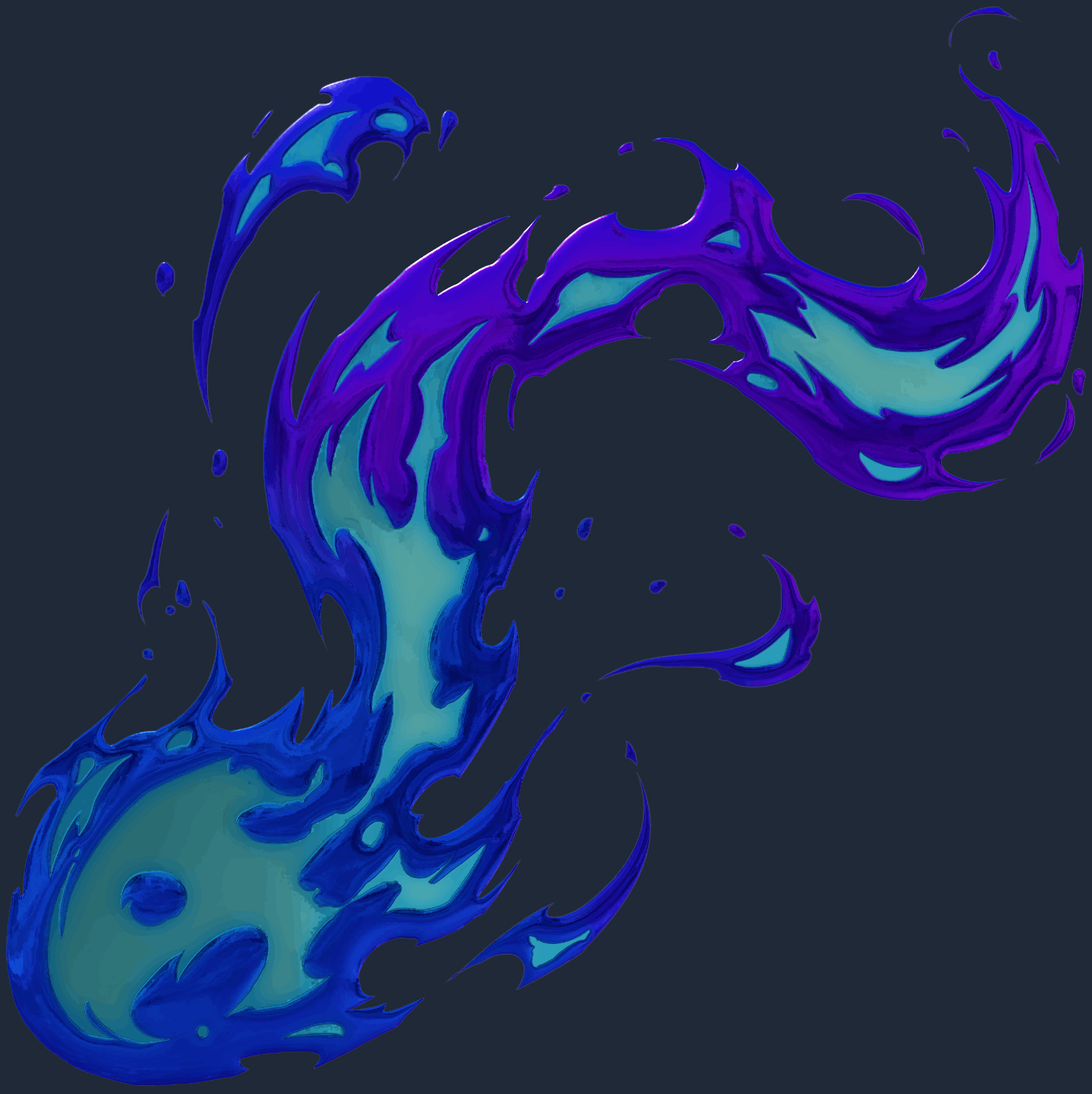 Sticker | Winding Scorch (Foil)