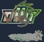 Sticker | WOOD7 (Holo) | Antwerp 2022