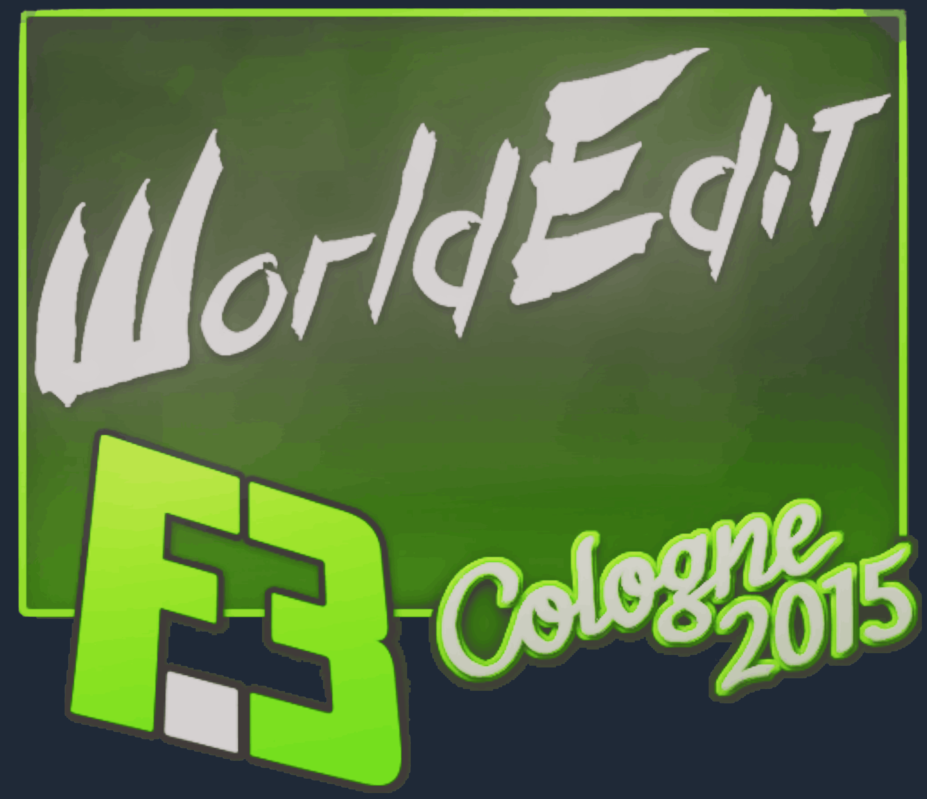 Sticker | WorldEdit | Cologne 2015