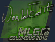 Sticker | WorldEdit (Foil) | MLG Columbus 2016
