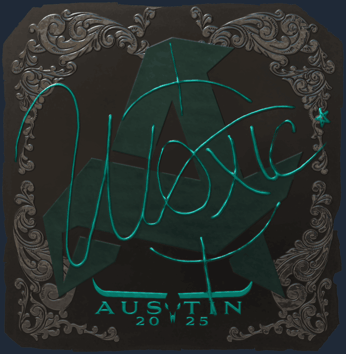 Sticker | woxic (Foil) | Austin 2025