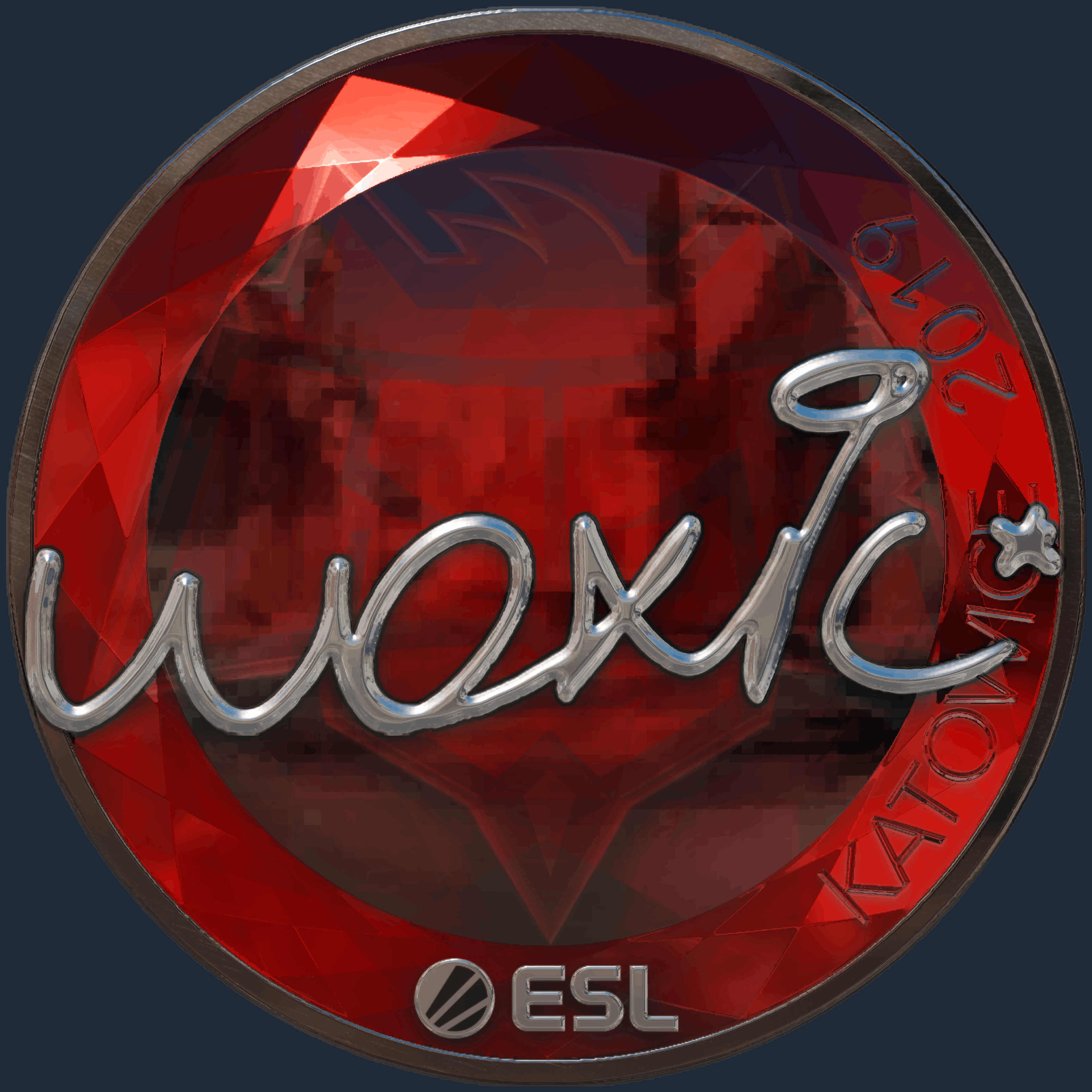 Sticker | woxic (Foil) | Katowice 2019