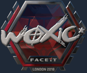 Sticker | woxic (Foil) | London 2018