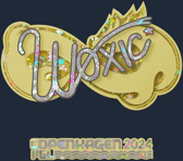 Sticker | woxic (Glitter) | Copenhagen 2024