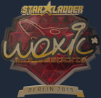 Sticker | woxic (Gold) | Berlin 2019 image