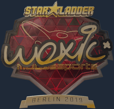 Sticker | woxic (Gold) | Berlin 2019