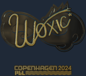 Sticker | woxic (Gold) | Copenhagen 2024