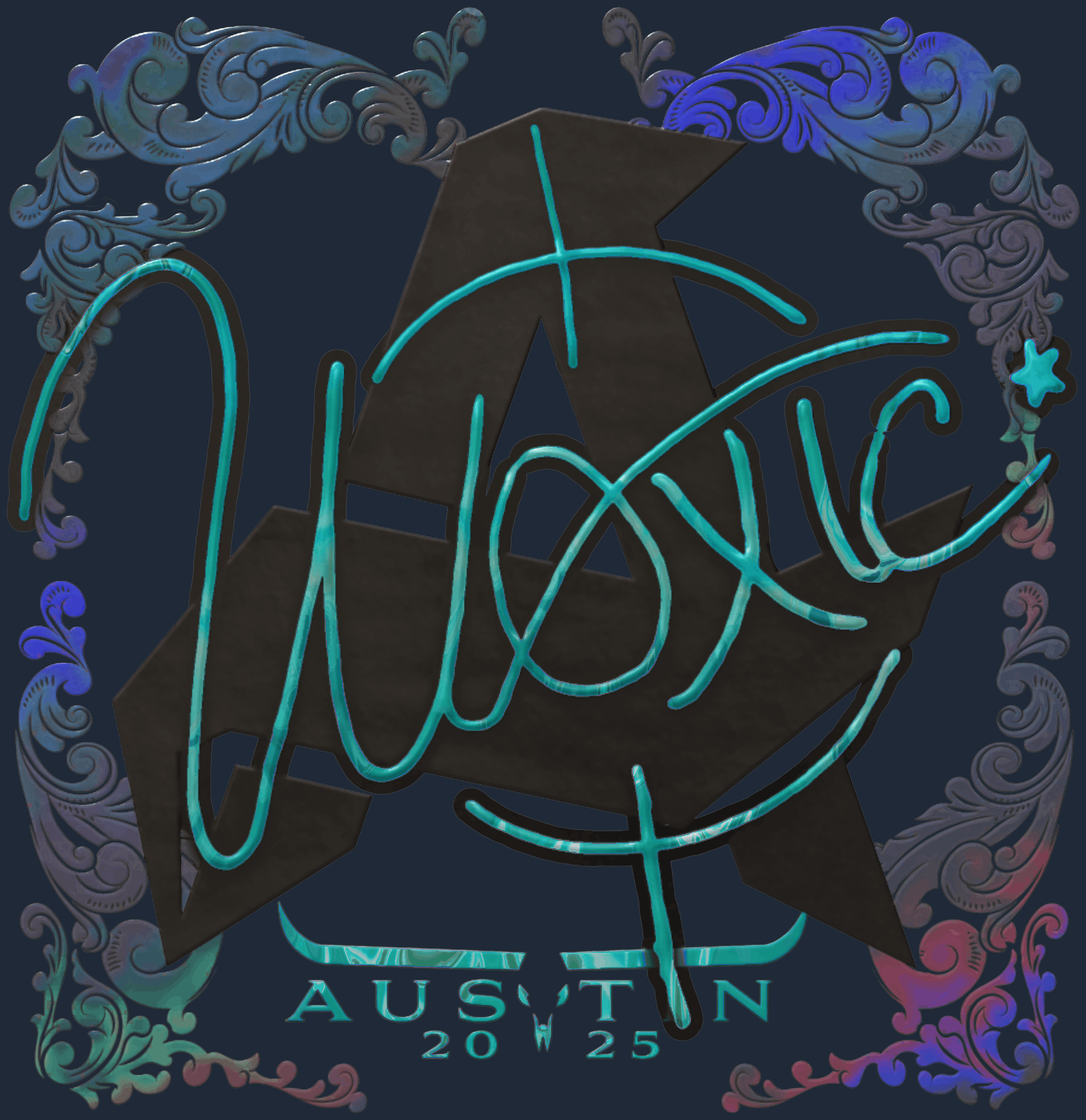 Sticker | woxic (Holo) | Austin 2025