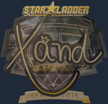 Sticker | xand (Gold) | Berlin 2019