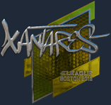 Sticker | XANTARES (Foil) | Boston 2018