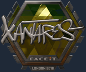 Sticker | XANTARES (Foil) | London 2018