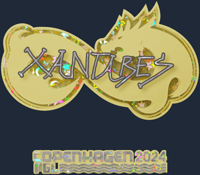Sticker | XANTARES (Glitter) | Copenhagen 2024