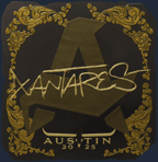 Sticker | XANTARES (Gold) | Austin 2025