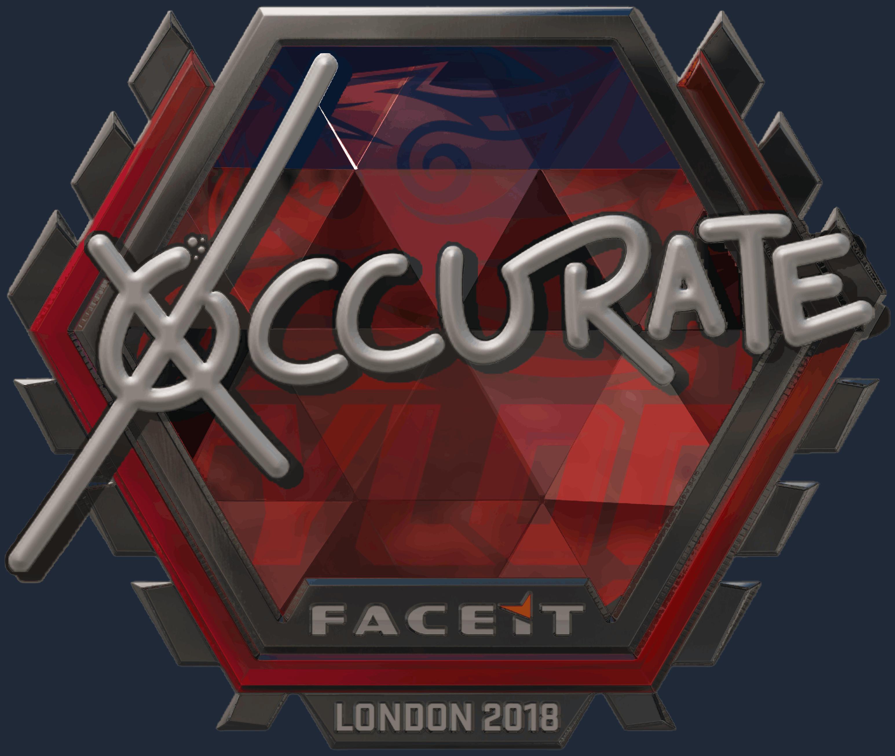 Sticker | xccurate (Foil) | London 2018