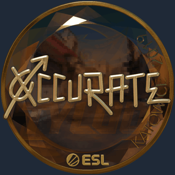 Sticker | xccurate (Gold) | Katowice 2019