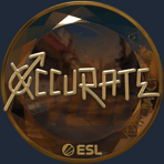 Sticker | xccurate (Gold) | Katowice 2019