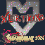 Sticker | xertioN (Glitter) | Shanghai 2024