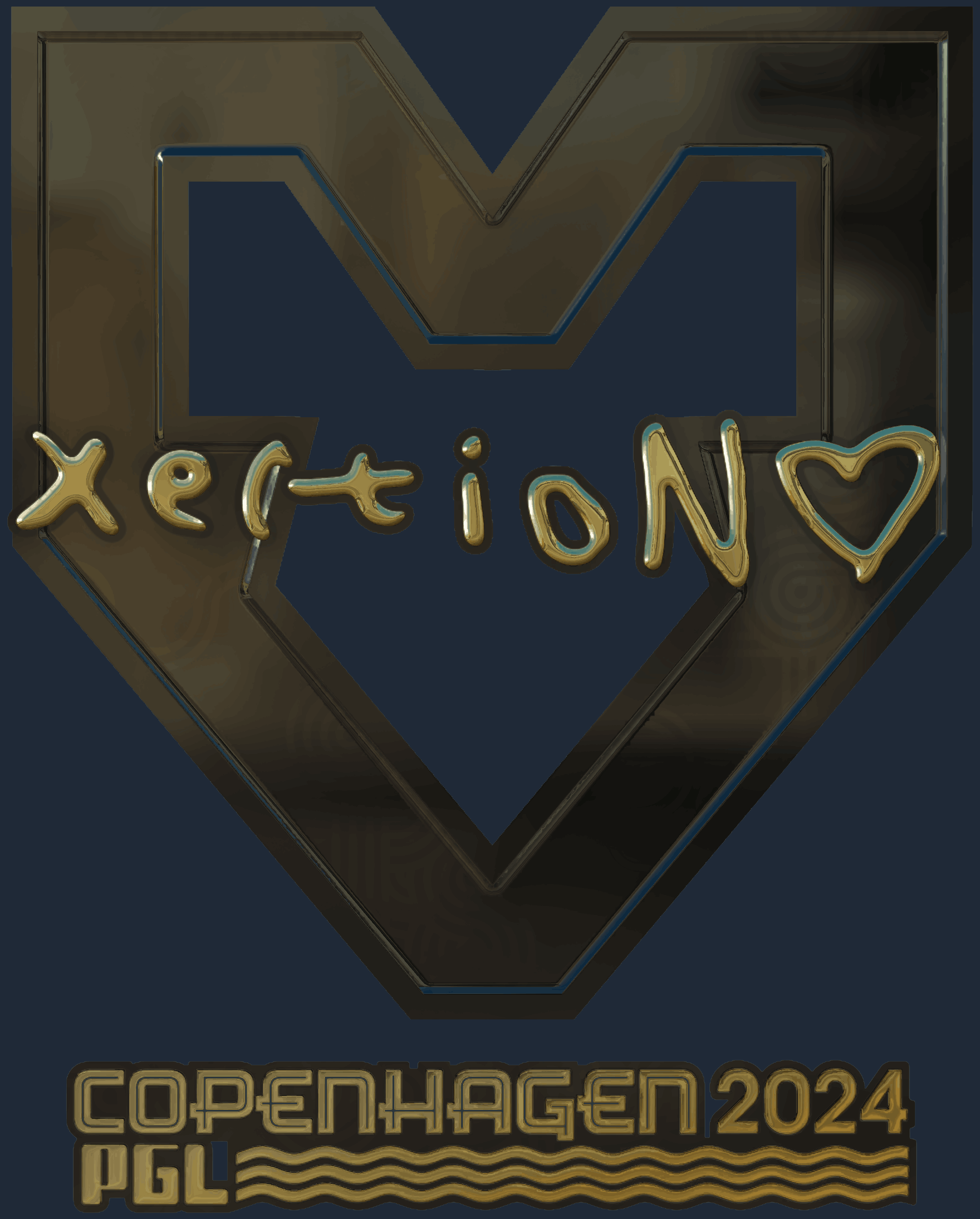 Sticker | xertioN (Gold) | Copenhagen 2024