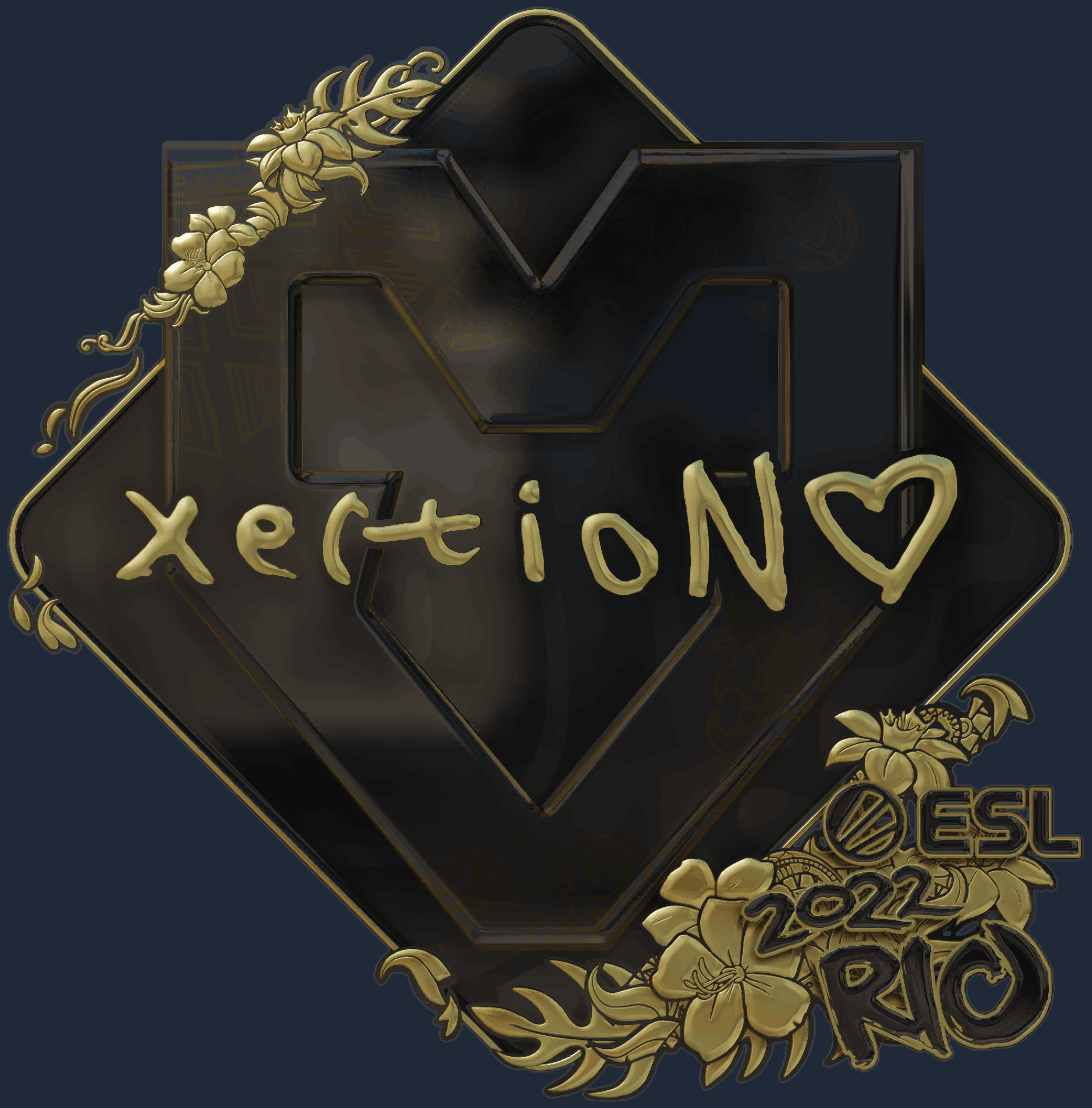 Sticker | xertioN (Gold) | Rio 2022