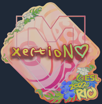Sticker | xertioN (holo) | Rio 2022