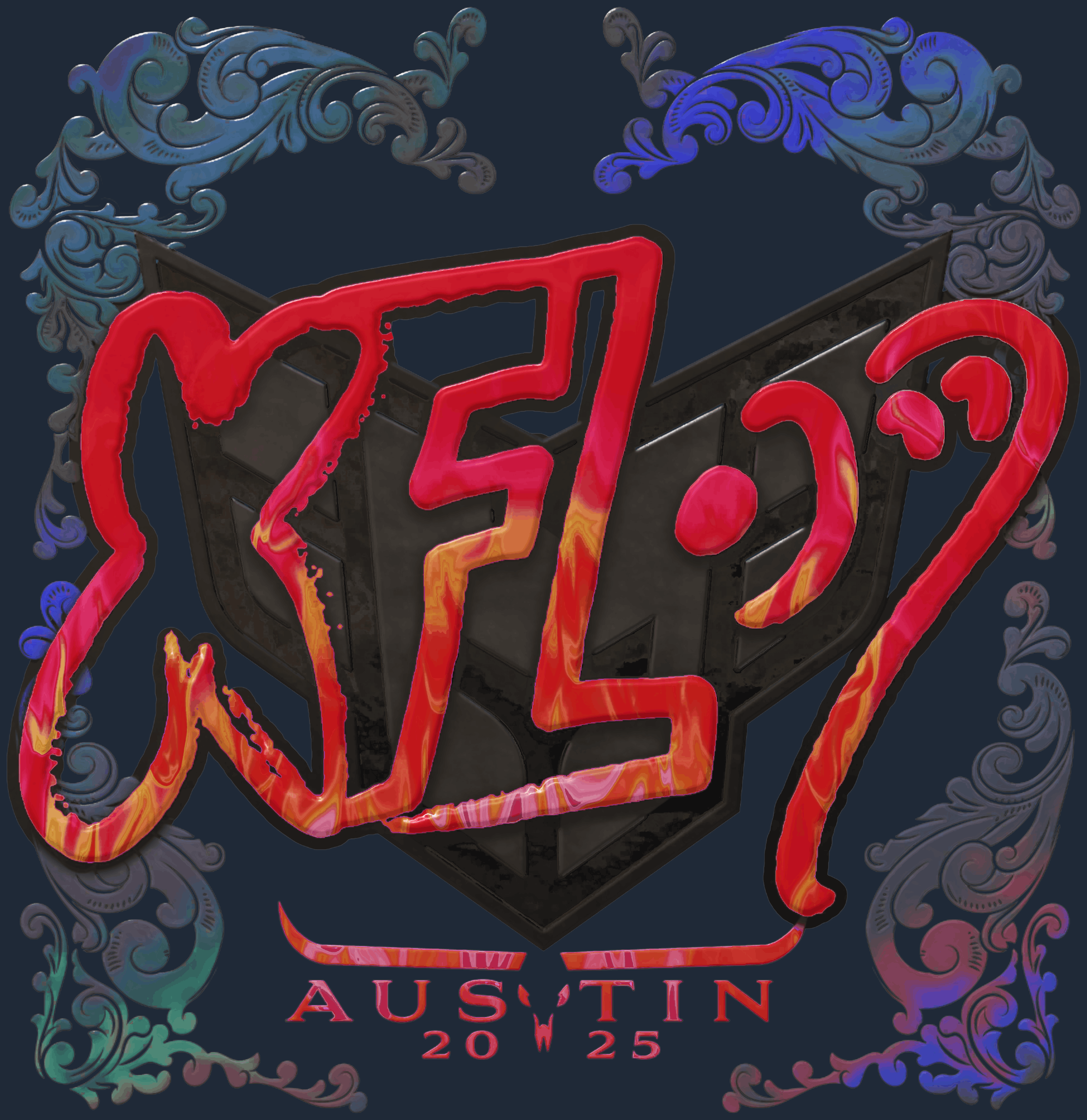 Sticker | xfl0ud (Holo) | Austin 2025