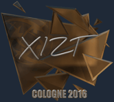 Sticker | Xizt (Foil) | Cologne 2016